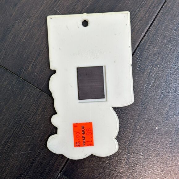 Vtg Disney Mickey Mouse Refrigerator Magnet Dads Notes Gold Glitter 90s Retro - Picture 2 of 4